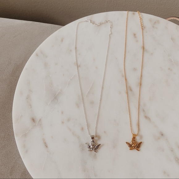 r e s t o c k e d | angel gold necklace👼🏻 - Picture 7 of 8